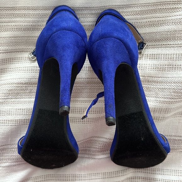 Blue Suede Heels - Picture 4 of 5